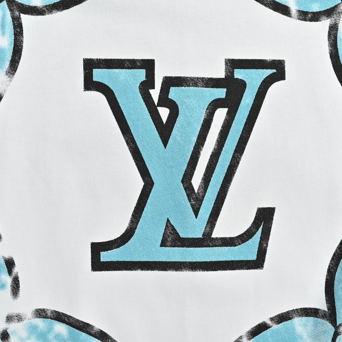 Louis Vuitton/Louis Vuitton all-over mottled presbyopia printed short-sleeves